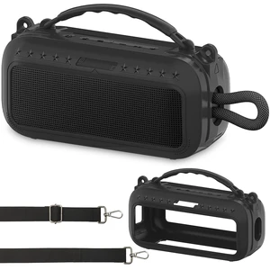 Silicone Cover Case for Bose SoundLink Plus Portable Speaker Protective Soft Silicone Case with Carrying Handle and Shoulder Strap (Black) Silicone Cover Case for Bose SoundLink Plus Portable Speaker Protective Soft Silicone Case with Carrying Handle and Shoulder Strap (Black)