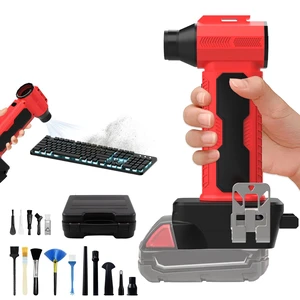 130,000RPM 4 Gear Powerful Compressed Air Duster Air Electric (No Battery) Compatible with Milwaukee M18 Battery Cordless Mini Jet Dust Blower, Portable Handheld Brushless for PC Car Home Workshop 130,000RPM 4 Gear Powerful Compressed Air Duster Air Electric (No Battery) Compatible with Milwaukee M18 Battery Cordless Mini Jet Dust Blower, Portable Handheld Brushless for PC Car Home Workshop