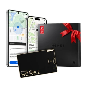 HERE 2 Rechargeable Wallet Tracker Card for Apple & Andriod Ultra Slim, USB-C Charging, Waterproof, Bluetooth Item Locator for Key, Wallet, Passport, Luggage, Bag HERE 2 Rechargeable Wallet Tracker Card for Apple & Andriod Ultra Slim, USB-C Charging, Waterproof, Bluetooth Item Locator for Key, Wallet, Passport, Luggage, Bag