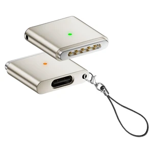 USB-C to Mags 3 Adapter Compatible with Apple MacBook, MagSafe 3 T-Tip Magnetic Charging Converter (Starlight, Air (M1/M2/M3/M4)) USB-C to Mags 3 Adapter Compatible with Apple MacBook, MagSafe 3 T-Tip Magnetic Charging Converter (Starlight, Air (M1/M2/M3/M4))