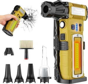 Compressed Air Duster,180000RPM 8000mAh, 7-in-1 Cordless Rechargeable Dust Blower with LED Light & Emergency SOS, Air Duster for Computer PC Keyboard Car Cleaning, BBQ Blower Inflator Pump Tech Compressed Air Duster,180000RPM 8000mAh, 7-in-1 Cordless Rechargeable Dust Blower with LED Light & Emergency SOS, Air Duster for Computer PC Keyboard Car Cleaning, BBQ Blower Inflator Pump Tech