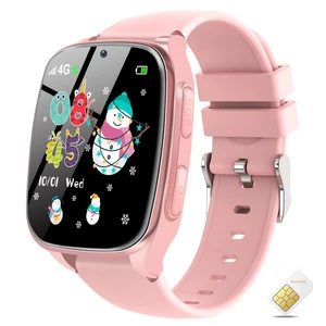 4G Kids Smart Watch - Smartwatch for Kids with SIM Card, SOS Call Camera Video Alarm Stopwatch AudioBook Music Games Pedometer Gift Toys for 4-12 Years Old Boys and Girls(Pink) 4G Kids Smart Watch - Smartwatch for Kids with SIM Card, SOS Call Camera Video Alarm Stopwatch AudioBook Music Games Pedometer Gift Toys for 4-12 Years Old Boys and Girls(Pink)