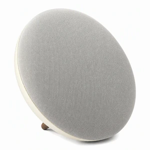 Round Bluetooth Speaker, Dual 66mm Stereo Drivers, 3000mAh Battery UFOshaped minimalist retro style. Supports audio cable & Micro SD input, 20W loud output, premium sound & long battery life Round Bluetooth Speaker, Dual 66mm Stereo Drivers, 3000mAh Battery UFOshaped minimalist retro style. Supports audio cable & Micro SD input, 20W loud output, premium sound & long battery life