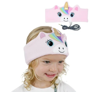 Over The Ear Headband Headphones - Kids Headphones Volume Limited with Thin Speakers & Super Soft Stretchy Headband - Pink Unicorn Over The Ear Headband Headphones - Kids Headphones Volume Limited with Thin Speakers & Super Soft Stretchy Headband - Pink Unicorn