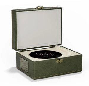 Portable CD Player with Bluetooth, Wireless Remote, Leather Casing Portable CD Player with Bluetooth, Wireless Remote, Leather Casing