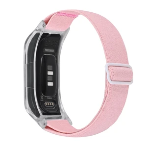 Elastic Nylon Bands Compatible with Garmin Vivosmart 5 tracker Replacement Bands with Case Elastic Nylon Bands Compatible with Garmin Vivosmart 5 tracker Replacement Bands with Case