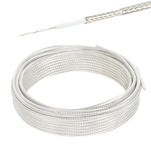 RG-316 Coax Cable 50 ft Thin RF Coaxial Cable Flexible Lightweight Low Loss Coax Silver-Plated Copper Teflon Jacket, White RG-316 Coax Cable 50 ft Thin RF Coaxial Cable Flexible Lightweight Low Loss Coax Silver-Plated Copper Teflon Jacket, White