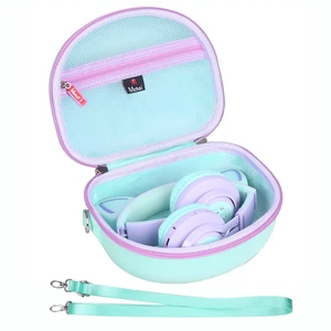 Hard Carrying Case Suitable for Riwbox/for iClever Bluetooth Wireless Over-Ear Headphones Headset for Kids Travel Protective Case, Case Only (Teal) Hard Carrying Case Suitable for Riwbox/for iClever Bluetooth Wireless Over-Ear Headphones Headset for Kids Travel Protective Case, Case Only (Teal)