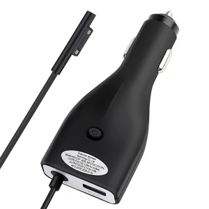 Surface Car Charger, 42W 12V 2.58A Power Supply for Microsoft Surface Pro 3/Pro 4/Pro 5/Pro 6, Surface Book, Surface Go, Surface Laptop with 5V 2.1A USB Charging Port Surface Car Charger, 42W 12V 2.58A Power Supply for Microsoft Surface Pro 3/Pro 4/Pro 5/Pro 6, Surface Book, Surface Go, Surface Laptop with 5V 2.1A USB Charging Port