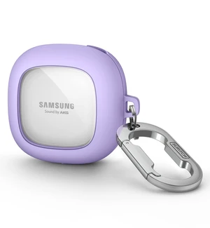 for Samsung Galaxy Buds 2 Pro Case(2022)/Galaxy Buds 2 Case(2021)/Galaxy Buds Live Case(2020)/Galaxy Buds Pro Case(2021) Hard Clear PC Shockproof TPU Purple Cover with Silver Carabiner for Samsung Galaxy Buds 2 Pro Case(2022)/Galaxy Buds 2 Case(2021)/Galaxy Buds Live Case(2020)/Galaxy Buds Pro Case(2021) Hard Clear PC Shockproof TPU Purple Cover with Silver Carabiner