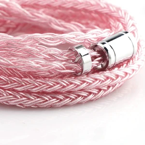 Tripowin Zonie 16 Core Silver Plated IEM Cable, MMCX, 3.5mm Plug 1.25m SPC in Ear Monitor Wire, Earphone Upgraded Cords for 7HZ Timeless AE TINHIFI T2 PRO T3 T4, Pink Tripowin Zonie 16 Core Silver Plated IEM Cable, MMCX, 3.5mm Plug 1.25m SPC in Ear Monitor Wire, Earphone Upgraded Cords for 7HZ Timeless AE TINHIFI T2 PRO T3 T4, Pink