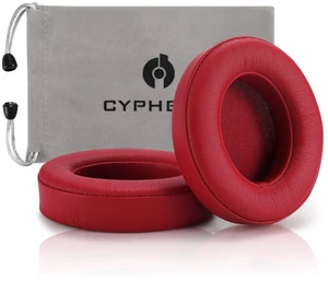 Replacement Ear Pads for Beats Studio 2 & 3 Over-Ear Headphones, Wine Red Earpads Cushions 1 Pair Protein Leather, Memory Foam, Storage Bag, Spare Adhesive, Installation Booklet Replacement Ear Pads for Beats Studio 2 & 3 Over-Ear Headphones, Wine Red Earpads Cushions 1 Pair Protein Leather, Memory Foam, Storage Bag, Spare Adhesive, Installation Booklet