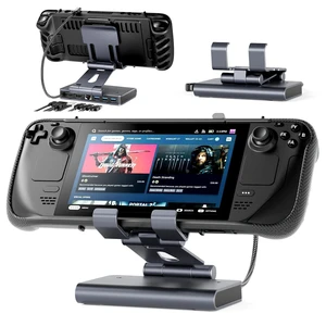 6-in-1 Gaming Docking Station for Steam Deck, Adjustable Stand with 4K@60Hz HDMI, Gigabit Ethernet, USB-A 3.0 Ports & PD Fast Charging, Portable Dock for ROG Ally, Legion Go, iPad and Phones 6-in-1 Gaming Docking Station for Steam Deck, Adjustable Stand with 4K@60Hz HDMI, Gigabit Ethernet, USB-A 3.0 Ports & PD Fast Charging, Portable Dock for ROG Ally, Legion Go, iPad and Phones