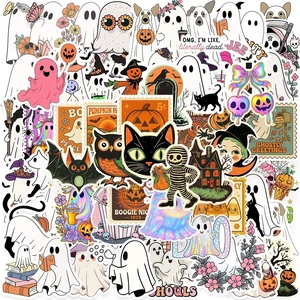 300PCS Vintage Halloween Stickers Pack,Vinyl Waterproof Decals for Water Bottle Laptop Computer Phone,Halloweens Iridescent Ghost Stickers Decorations 300PCS Vintage Halloween Stickers Pack,Vinyl Waterproof Decals for Water Bottle Laptop Computer Phone,Halloweens Iridescent Ghost Stickers Decorations