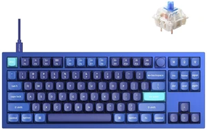 Q3 TKL Wired Custom Mechanical Keyboard with Knob, Blue Hot-swappable Gateron G Pro Blue switches, QMK/VIA programmable, double-gasket design, compatible with Mac/Windows/Linux Q3 TKL Wired Custom Mechanical Keyboard with Knob, Blue Hot-swappable Gateron G Pro Blue switches, QMK/VIA programmable, double-gasket design, compatible with Mac/Windows/Linux