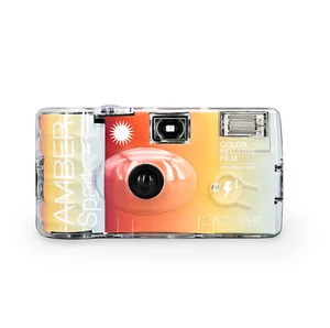 Amber Spark 35mm Disposable Film Camera 27exp, Color Negative Film, Focus Free, Easy to Use, Built in Flash, Single Use (Film and Battery Included) Amber Spark 35mm Disposable Film Camera 27exp, Color Negative Film, Focus Free, Easy to Use, Built in Flash, Single Use (Film and Battery Included)