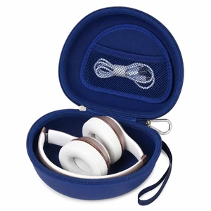 Hard Headphone Case for Beats Solo 4 3 2 & Studio Pro Extra-Large Protective Shell for Foldable On-Ear Headsets, Storage for Students, Commuters, Home and Travel - Dark Blue Hard Headphone Case for Beats Solo 4 3 2 & Studio Pro Extra-Large Protective Shell for Foldable On-Ear Headsets, Storage for Students, Commuters, Home and Travel - Dark Blue