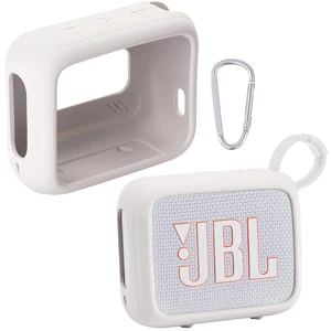 for JBL Go 4 Waterproof Bluetooth Speaker Silicone Cover, Grey Snug Fit, Portable Carabiner Clip, Shock Absorption, Drop Protection, Travel Lightweight Design, Protective Skin Case for JBL Go 4 Waterproof Bluetooth Speaker Silicone Cover, Grey Snug Fit, Portable Carabiner Clip, Shock Absorption, Drop Protection, Travel Lightweight Design, Protective Skin Case