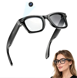 AI Smart Glasses with Camera POV Vlogging Capture, Translation Hands-free POV vlogging capture, real-time AI translation & open-ear audio AI Smart Glasses with Camera POV Vlogging Capture, Translation Hands-free POV vlogging capture, real-time AI translation & open-ear audio