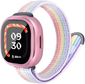Nylon Band & Case Compatible with Fitbit Ace LTE, Breathable Braided Wristband Soft Sport Loop Replacement Strap for Google Ace LTE Nylon Band & Case Compatible with Fitbit Ace LTE, Breathable Braided Wristband Soft Sport Loop Replacement Strap for Google Ace LTE