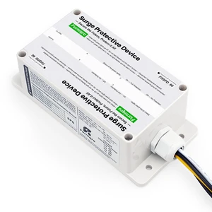FHSPD60 Whole House Surge Protector FS60 Surge Protector Whole House Surge Protection Device Rated for 60,000 Amps, Whole Home Surge Protector, Indoor/Outdoor Use, 120/240V FHSPD60 Whole House Surge Protector FS60 Surge Protector Whole House Surge Protection Device Rated for 60,000 Amps, Whole Home Surge Protector, Indoor/Outdoor Use, 120/240V