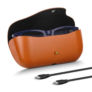 Portable AI Glasses Charging Case Compatible with Rai-Ben Meeta Gen1/Gen2 3000mAh Battery with LED Display - Replacement Smart Charger Case for Raiben Meeta Oakley Meta HSTN/Wayfanen/Skyler/Headline Portable AI Glasses Charging Case Compatible with Rai-Ben Meeta Gen1/Gen2 3000mAh Battery with LED Display - Replacement Smart Charger Case for Raiben Meeta Oakley Meta HSTN/Wayfanen/Skyler/Headline