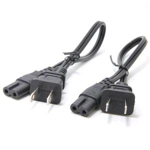 2-Pack Short 1FT Figure 8 Power Cord, 18AWG 2 Prong AC Cable for TV Short cables, 18AWG C7 connectors, save space on strips, compatible with most devices, great value for multiple electronics 2-Pack Short 1FT Figure 8 Power Cord, 18AWG 2 Prong AC Cable for TV Short cables, 18AWG C7 connectors, save space on strips, compatible with most devices, great value for multiple electronics