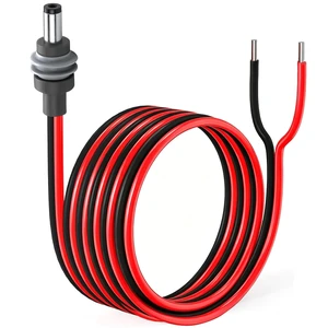 DC 5.5X 2.1mm Male Plug to Bare Wire Open End Power Supply Cord(9.8ft) IP65 Waterproof 14AWG Starlink Mini Power Extension Cable,for RV Camping,Marine DC 5.5X 2.1mm Male Plug to Bare Wire Open End Power Supply Cord(9.8ft) IP65 Waterproof 14AWG Starlink Mini Power Extension Cable,for RV Camping,Marine