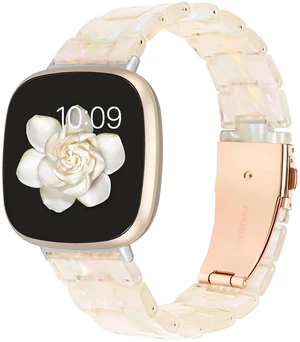 Resin Band Compatible with Fitbit Versa 4 3/Sense 2/Sense Bands Cute Fashion Lightweight Wristband Strap Accessories for Versa 3/Versa 4/Sense/Sense 2 Bands for Women Men Resin Band Compatible with Fitbit Versa 4 3/Sense 2/Sense Bands Cute Fashion Lightweight Wristband Strap Accessories for Versa 3/Versa 4/Sense/Sense 2 Bands for Women Men