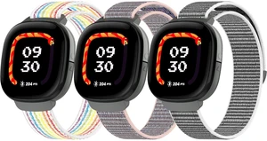 3-Pack Nylon Bands Compatible with Google Fitbit Ace LTE (2024), Breathable Sport Replacement Straps Soft Adjustable Solo Loop Nylon Wristband for Fitbit Ace LTE 3-Pack Nylon Bands Compatible with Google Fitbit Ace LTE (2024), Breathable Sport Replacement Straps Soft Adjustable Solo Loop Nylon Wristband for Fitbit Ace LTE