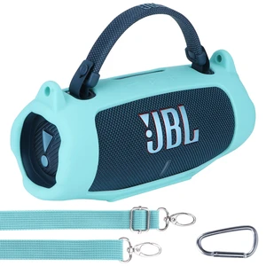 Silicone Cover Compatible with JBL Charge 6 Portable Speaker Precisely Tailored Silicone Cover, Anti-Slip Texture, Shock Buffer Protection, Lightweight Carry, Teal Cover Silicone Cover Compatible with JBL Charge 6 Portable Speaker Precisely Tailored Silicone Cover, Anti-Slip Texture, Shock Buffer Protection, Lightweight Carry, Teal Cover