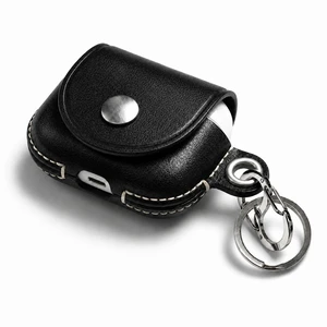 Genuine Leather AirPods Pro 3 Case - Handcrafted Protective Holder Anti-Lost S-biner Carabiner Hook, Compatible with Apple AirPods Pro 2/3 (Black) Genuine Leather AirPods Pro 3 Case - Handcrafted Protective Holder Anti-Lost S-biner Carabiner Hook, Compatible with Apple AirPods Pro 2/3 (Black)