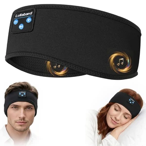 Sleep Headphones, Bluetooth Headband Headphones with 12-Hour Battery, Soft Headband for Sleeping, Travel, Exercise, Yoga & Relaxation Sleep Headphones, Bluetooth Headband Headphones with 12-Hour Battery, Soft Headband for Sleeping, Travel, Exercise, Yoga & Relaxation