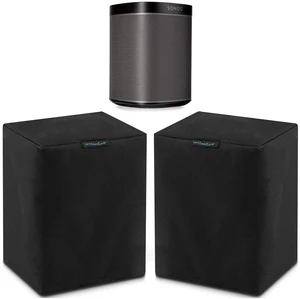 Pair of Black Outdoor Speaker Covers for Sonos Play:1 / One/One SL Heavy-Duty 600D Dust, Rain & UV Protection 2-Pack Pair of Black Outdoor Speaker Covers for Sonos Play:1 / One/One SL Heavy-Duty 600D Dust, Rain & UV Protection 2-Pack