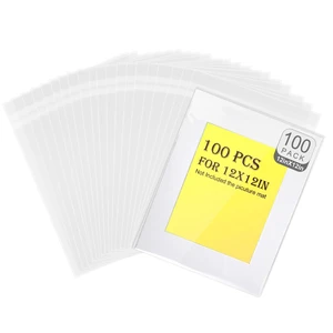 100 PCS Acid-Free Crystal Clear Plastic Bags for 12x16 Art Prints/Photos/Framing Mat Mattes/Pictures,12 2/5 X 16 8/11 OPP Sleeves Storage Bags (Bag Size: 12 2/5 X 16 8/11) 100 PCS Acid-Free Crystal Clear Plastic Bags for 12x16 Art Prints/Photos/Framing Mat Mattes/Pictures,12 2/5 X 16 8/11 OPP Sleeves Storage Bags (Bag Size: 12 2/5 X 16 8/11)