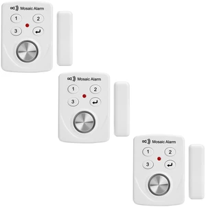3 Pack Keypad Door Alarm with Delay When Left Open -130db. Cordless Window Siren Intruder Burglar Entry Alert Home Apartment Security. Door Chime Sensor When Opens Kids Safety Pool Alarm 3 Pack Keypad Door Alarm with Delay When Left Open -130db. Cordless Window Siren Intruder Burglar Entry Alert Home Apartment Security. Door Chime Sensor When Opens Kids Safety Pool Alarm