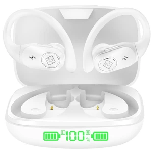 Wireless Earbuds with Ear Hooks 96H Playtime for iPhone Android LED Display Deep Bass Stereo Sound Built in Mic Sweat Resistant Design Low Latency Mode for Sports Gaming Wireless Earbuds with Ear Hooks 96H Playtime for iPhone Android LED Display Deep Bass Stereo Sound Built in Mic Sweat Resistant Design Low Latency Mode for Sports Gaming