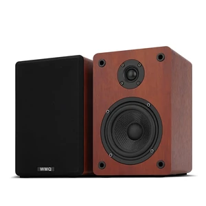 40W*2 Passive Bookshelf Speakers for Record Players and Home Theater Systems, Midrange and High-Frequency Stereo Speakers, Indoor Rear Surround Speakers, Requires a Receiver or Amplifier, (Brown) 40W*2 Passive Bookshelf Speakers for Record Players and Home Theater Systems, Midrange and High-Frequency Stereo Speakers, Indoor Rear Surround Speakers, Requires a Receiver or Amplifier, (Brown)