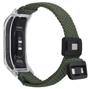 Braided Nylon band Compatible with vivosmart 5 Activity Tracker Replacement Watchband with Transparent Case Medium Braided Nylon band Compatible with vivosmart 5 Activity Tracker Replacement Watchband with Transparent Case Medium