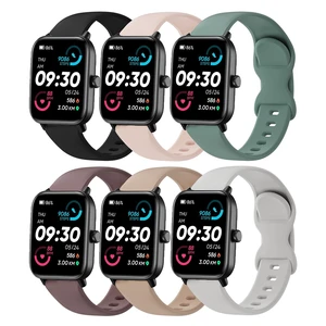 Compatible with Veryfit Smart Watch Bands IDW13 IDW16 IDW19 IDW26 IDW28, 6-Pack 22mm Quick Release Soft Silicone Sport Straps Replacement Wristband Compatible with Veryfit Smart Watch Bands IDW13 IDW16 IDW19 IDW26 IDW28, 6-Pack 22mm Quick Release Soft Silicone Sport Straps Replacement Wristband