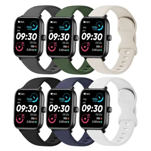 Compatible with Veryfit Smart Watch Bands IDW13 IDW16 IDW19 IDW26 IDW28, 6-Pack 22mm Quick Release Soft Silicone Sport Straps Replacement Wristband Compatible with Veryfit Smart Watch Bands IDW13 IDW16 IDW19 IDW26 IDW28, 6-Pack 22mm Quick Release Soft Silicone Sport Straps Replacement Wristband