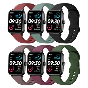 Compatible with Veryfit Smart Watch Bands IDW13 IDW16 IDW19 IDW26 IDW28, 6-Pack 22mm Quick Release Soft Silicone Sport Straps Replacement Wristband Compatible with Veryfit Smart Watch Bands IDW13 IDW16 IDW19 IDW26 IDW28, 6-Pack 22mm Quick Release Soft Silicone Sport Straps Replacement Wristband