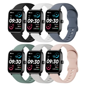 Compatible with Veryfit Smart Watch Bands IDW13 IDW16 IDW19 IDW26 IDW28, 6-Pack 22mm Quick Release Soft Silicone Sport Straps Replacement Wristband Compatible with Veryfit Smart Watch Bands IDW13 IDW16 IDW19 IDW26 IDW28, 6-Pack 22mm Quick Release Soft Silicone Sport Straps Replacement Wristband