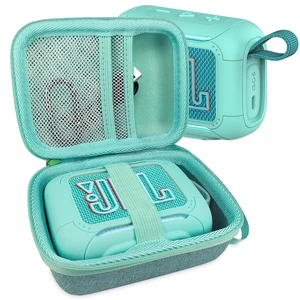 Silicone Cover and Hard Carrying Case for JBL Go 5 Bluetooth Speaker Protective Cases for Go 5 Speaker Accessories, Scratch-Resistant and Drop-Proof Cover (Teal) Silicone Cover and Hard Carrying Case for JBL Go 5 Bluetooth Speaker Protective Cases for Go 5 Speaker Accessories, Scratch-Resistant and Drop-Proof Cover (Teal)