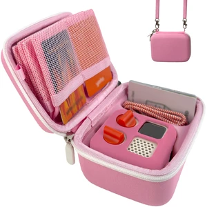 Hard Travel Case Compatible with Yoto MiniKids Audio & Music Player,Yoto Card Holder Bag with Adjustable Shoulder Strap for Up to 36 Audiobook Cards,Childrens Mini Player. (Pink) Hard Travel Case Compatible with Yoto MiniKids Audio & Music Player,Yoto Card Holder Bag with Adjustable Shoulder Strap for Up to 36 Audiobook Cards,Childrens Mini Player. (Pink)