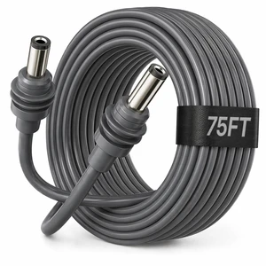 Starlink Mini Power Cable 75FT/23M, DC5521 Male to Male DC to DC Replacement Cord, 18AWG Waterproof Mating Power Cable for Starlink Mini RV, Camping, Van, Off-Grid Outdoor Setup Starlink Mini Power Cable 75FT/23M, DC5521 Male to Male DC to DC Replacement Cord, 18AWG Waterproof Mating Power Cable for Starlink Mini RV, Camping, Van, Off-Grid Outdoor Setup