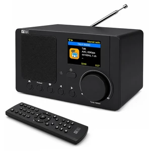 Ocean Digital WR-210N Portable Internet Radio with FM Podcast 2.4 Color LCD Built-in Battery Bluetooth UPnP & DLNA Player Sleep Timer Dual Alarm Clock Black Ocean Digital WR-210N Portable Internet Radio with FM Podcast 2.4 Color LCD Built-in Battery Bluetooth UPnP & DLNA Player Sleep Timer Dual Alarm Clock Black