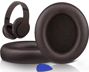 Replacement Earpads for Beats Studio Pro Wireless Noise Cancelling Headphones, Cushions Ear Pads with Soft Protein Leather, Noise Isolation Foam - Deep Brown Replacement Earpads for Beats Studio Pro Wireless Noise Cancelling Headphones, Cushions Ear Pads with Soft Protein Leather, Noise Isolation Foam - Deep Brown