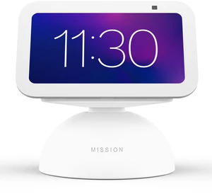 2-in-1 Tilt & Battery Stand for Echo Show 5 (3rd Gen, 2023 Release) (Make Your Echo Show Portable) - Glacier White 2-in-1 Tilt & Battery Stand for Echo Show 5 (3rd Gen, 2023 Release) (Make Your Echo Show Portable) - Glacier White