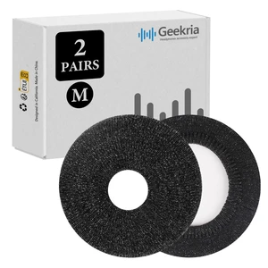 2 Pairs Knit Headphones Ear Covers - Product Safety Certified - Washable & Stretchable Earcup Protectors for Over-Ear Headsets, Sweat Pads for Gym (Size M/Black Flowery Gray) 2 Pairs Knit Headphones Ear Covers - Product Safety Certified - Washable & Stretchable Earcup Protectors for Over-Ear Headsets, Sweat Pads for Gym (Size M/Black Flowery Gray)
